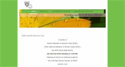 Desktop Screenshot of danvillewomensclub.org